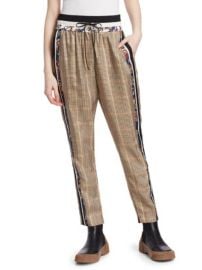 3.1 Phillip Lim Check & Floral Print Drawstring Pants at Saks Fifth Avenue